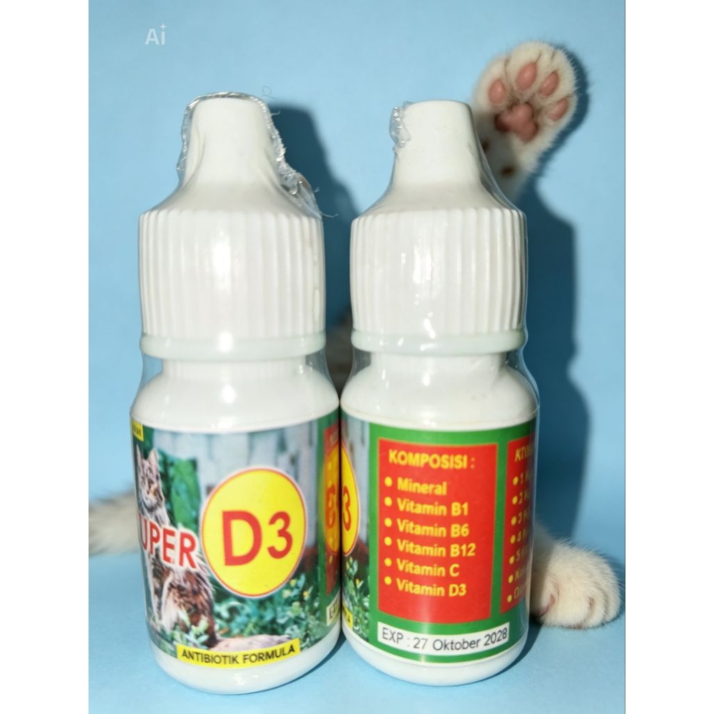 Obat D3 Antibiotik Bagus Untuk Mengobati Kucing Kena Virus Flu