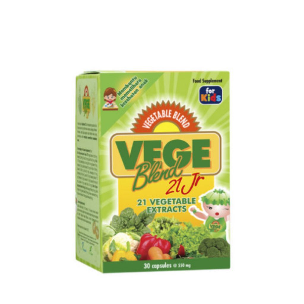 Vege Blend 21 Junior & Fruit 18 Junior Isi 30 Kapsul