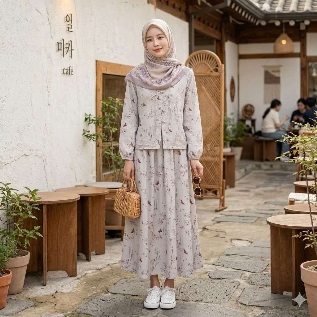 Set Rok Premium Wanita Set Rok Cheongsam Wanita Baju Wanita Setrok Muslim