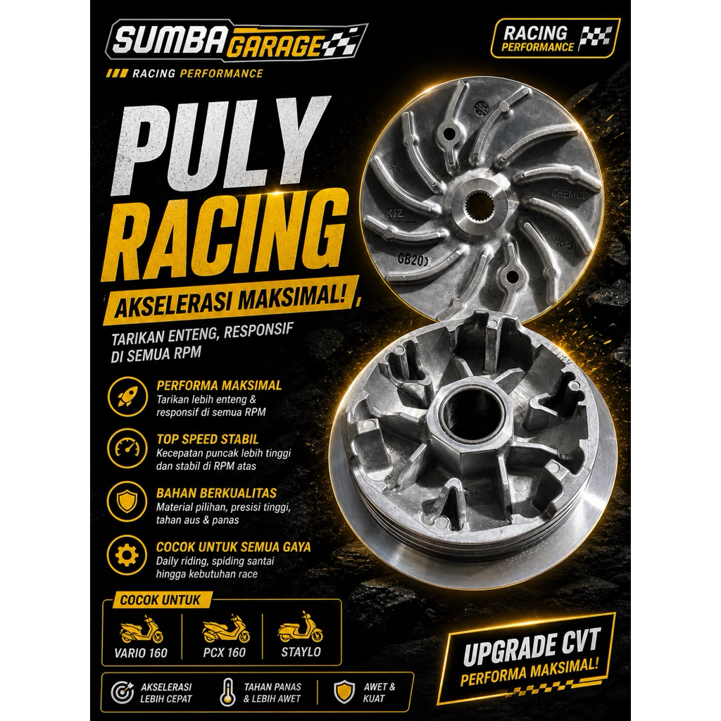 pulley custom pcx 160,vario 160,staylo