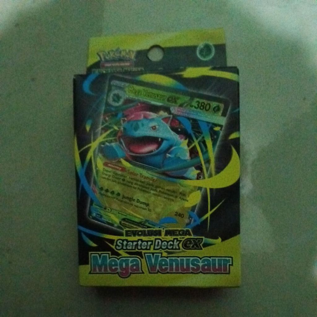 Pokemon TCG Starter Deck EX Mega Venusaur Evolusi Mega Original Deck Siap Main Kartu Pokemon Lengkap