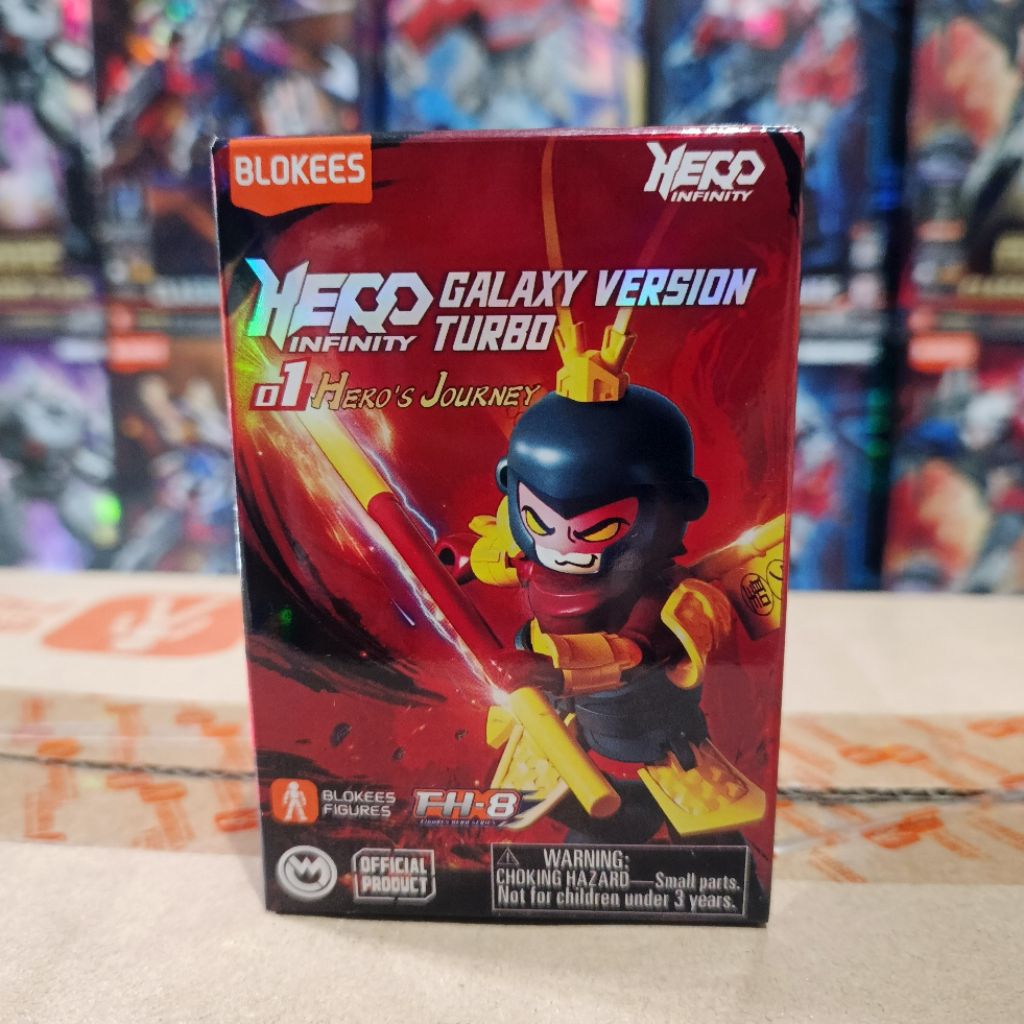 Blokees Figures Hero Infinity Galaxy Version Turbo 01 Hero's Journey Blokees Hero Infinity GVT 01