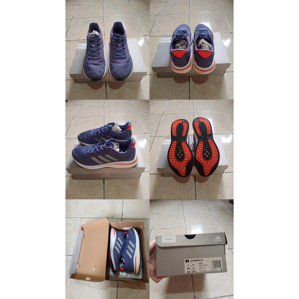 Sepatu lari wanita Adidas Supernova W preloved