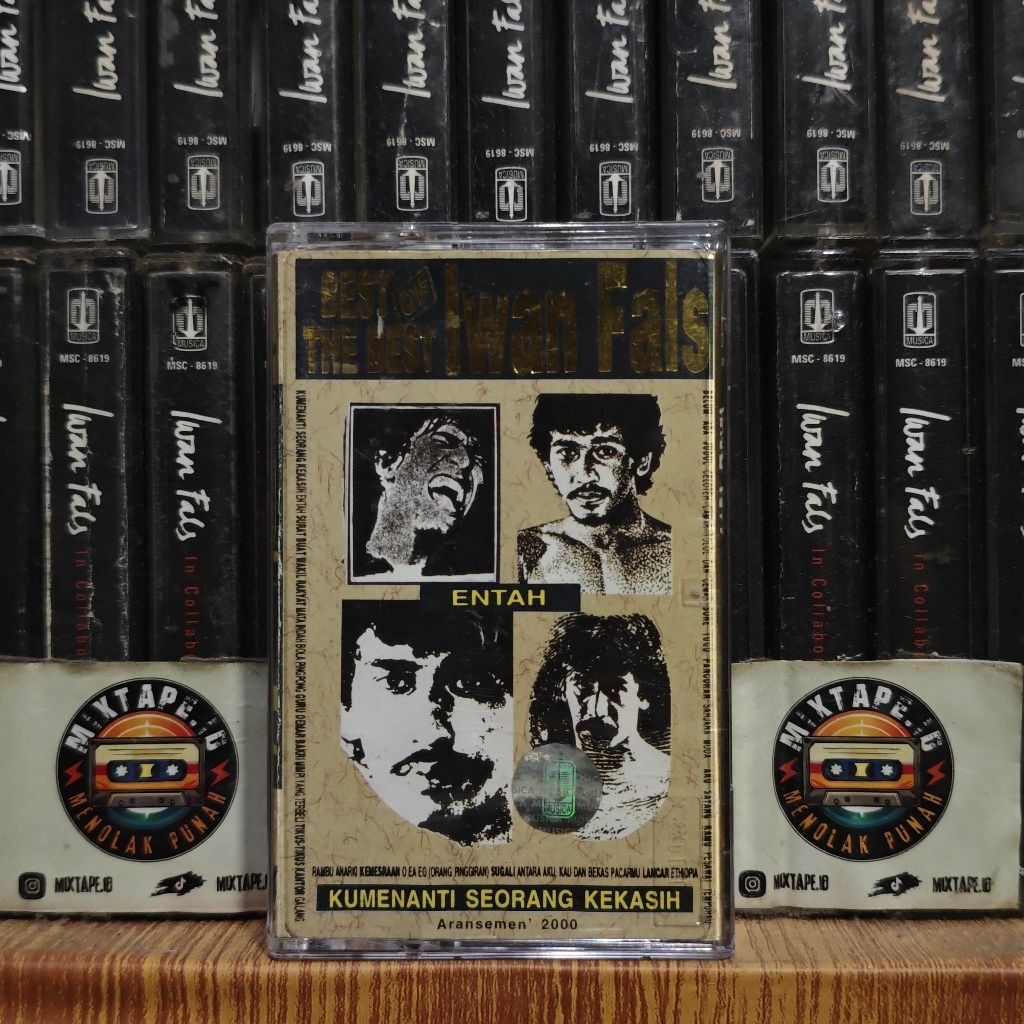 Kaset - Iwan Fals - Best Of The Best - Radio Tape - Kaset Pita - Radio - Pemutar Kaset - Retro - Cla