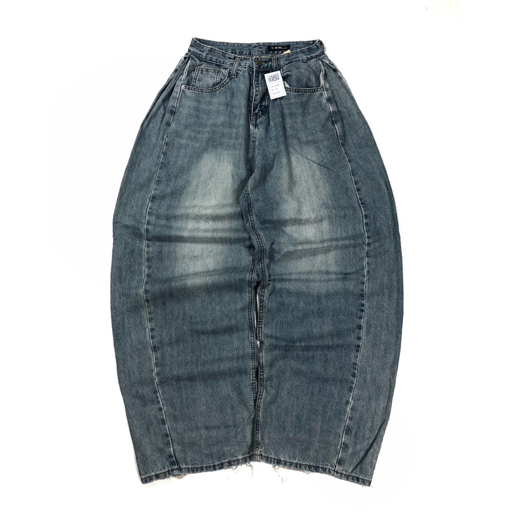 S-BIN SUPERWIDE RETRO WASHED BAGGY JEANS