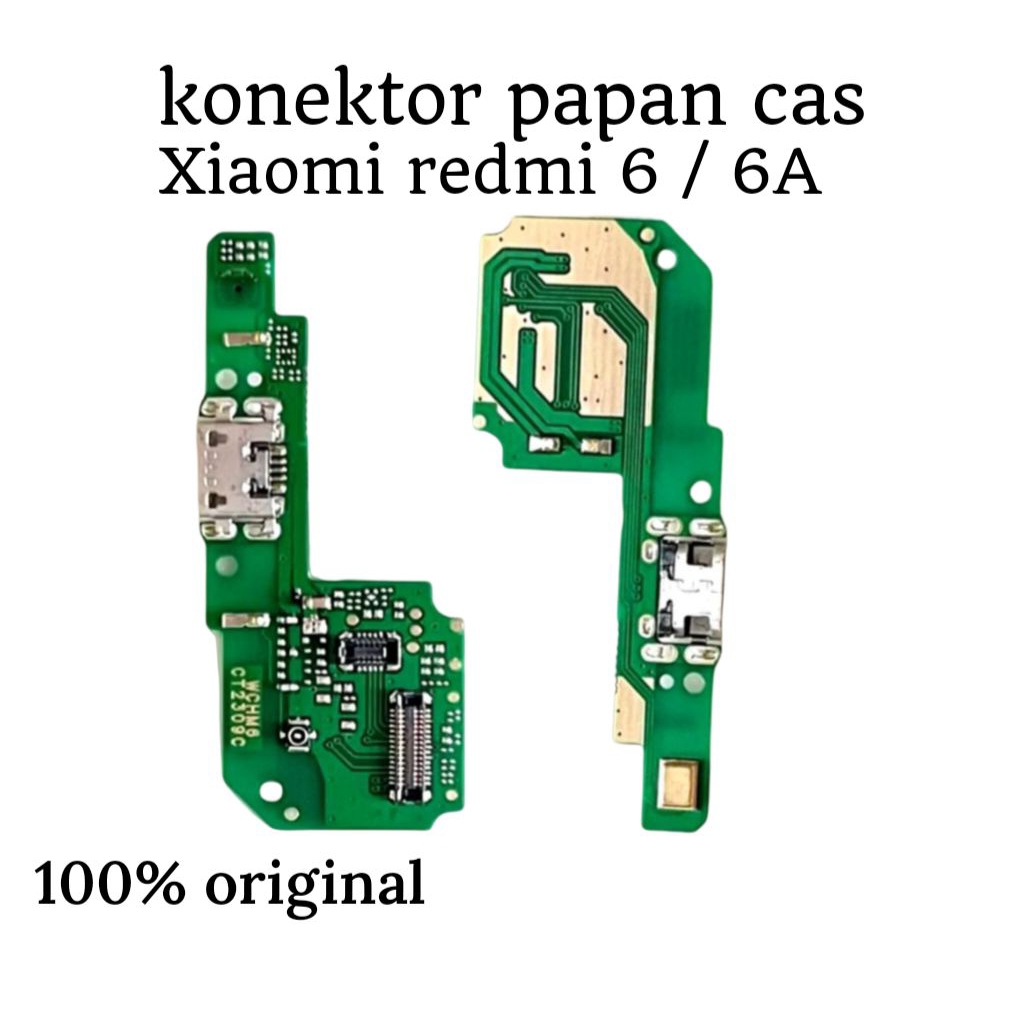 KONEKTOR PAPAN CAS XIAOMI REDMI 6 / 6A ORIGINAL PENGGANTI KONEKTOR PAPAN CAS