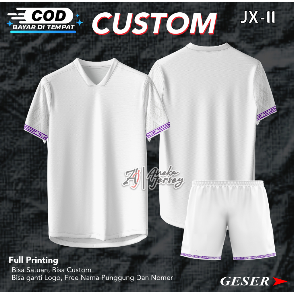 JERSEY DESIGN CUSTOM (BISA PAKAI DESIGN SENDIRI)