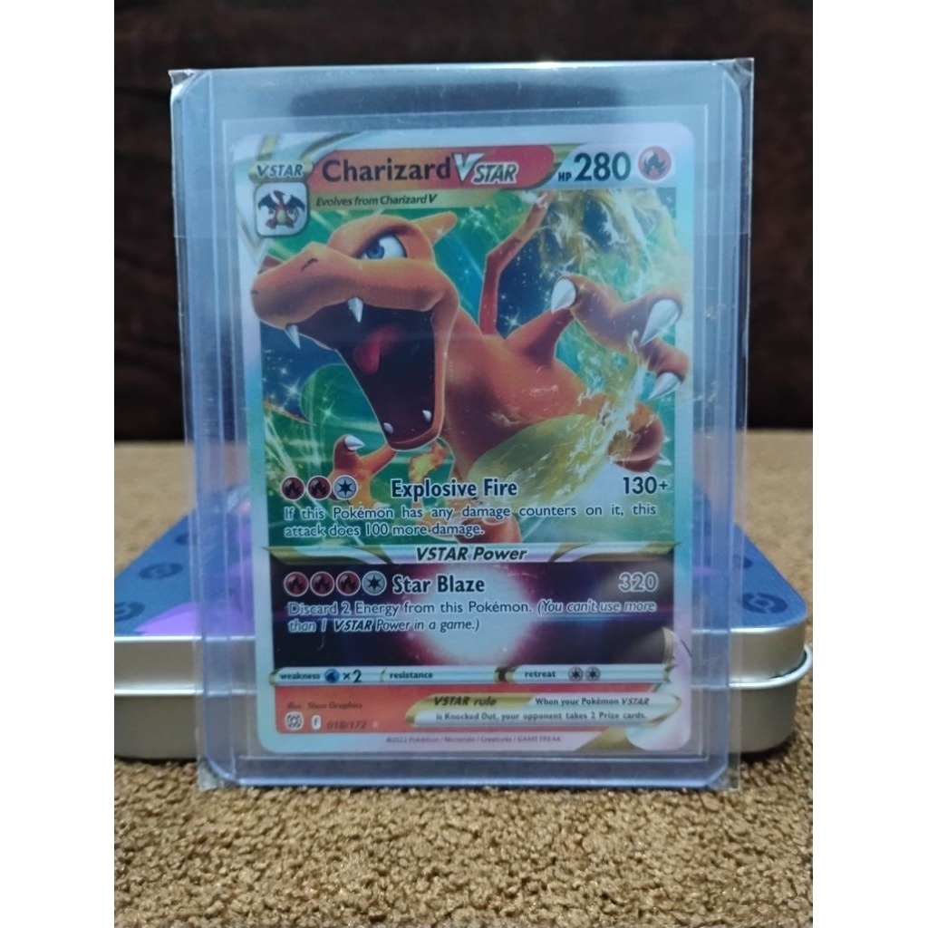 kartu pokemon tcg charizard vstar inggris english version