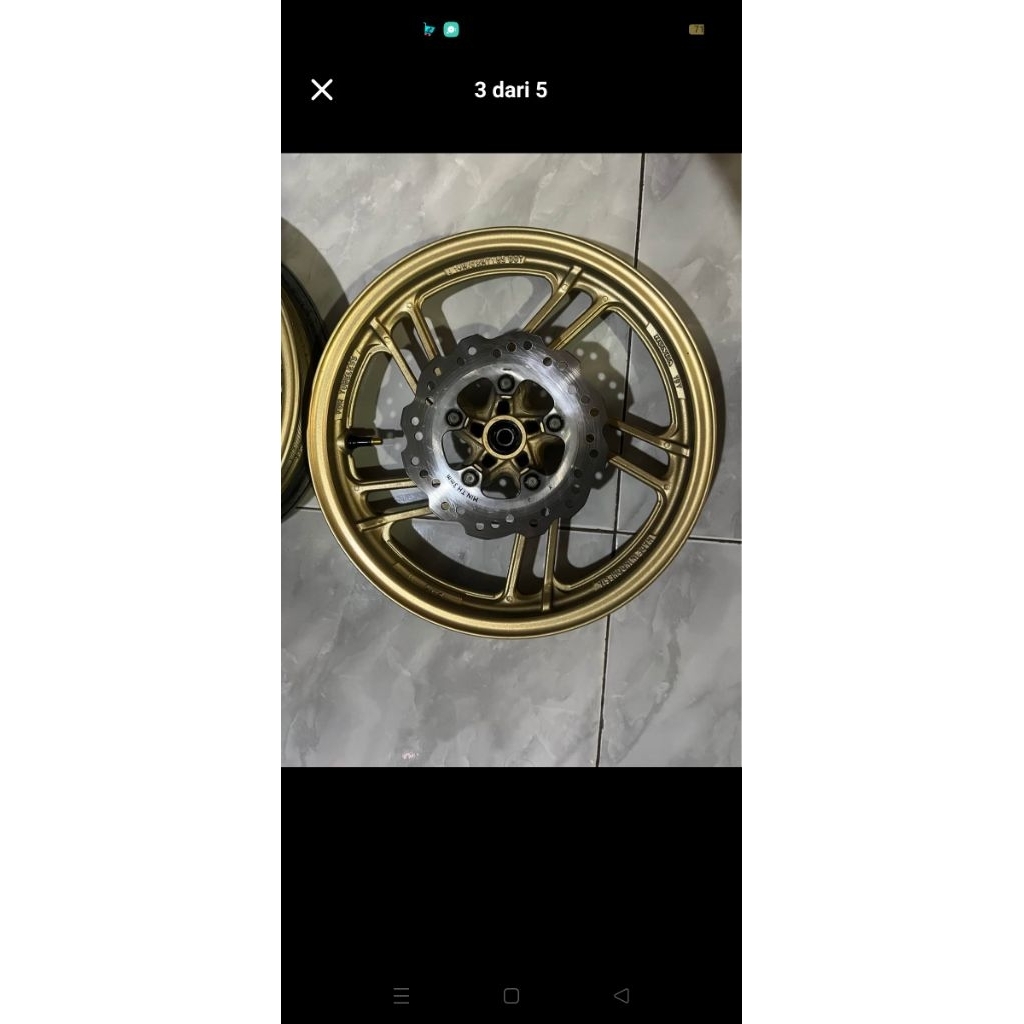 velg vario 125/150 ori gold