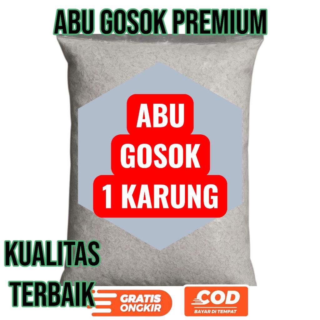 Abu Gosok Sekam Padi 1 Karung Halus Dan Kasar Kualitas Terjamin