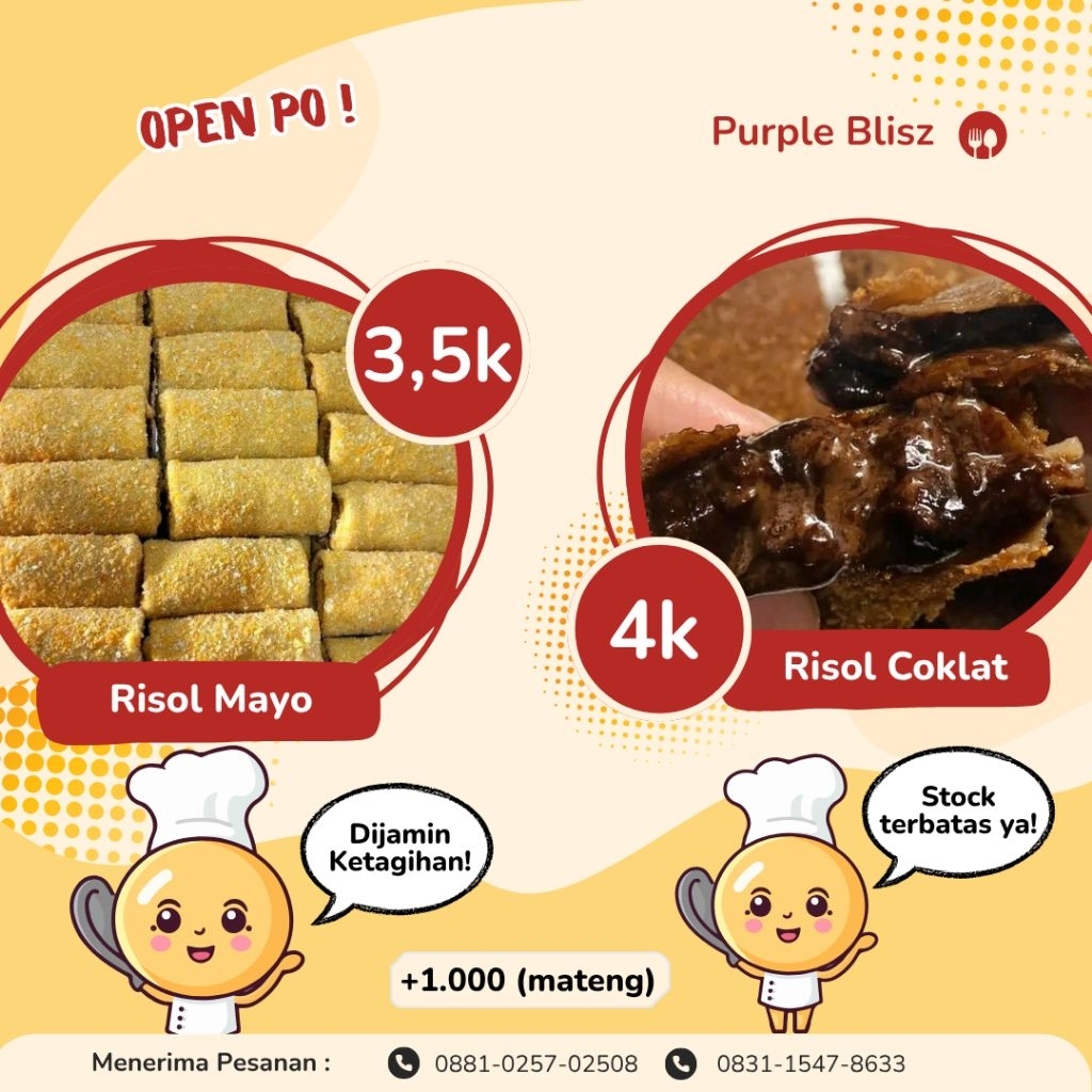 Risol Lumer Premium (Mayo & Coklat)