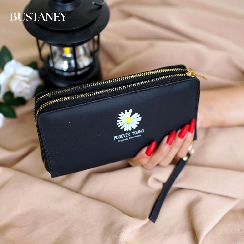 DOMPET WANITA PANJANG 2 RESLETING - DOMPET PANJANG WANITA