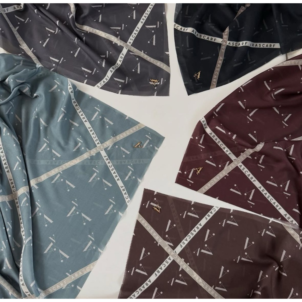 DUMA SERIES MONOGRAM ARASCARF