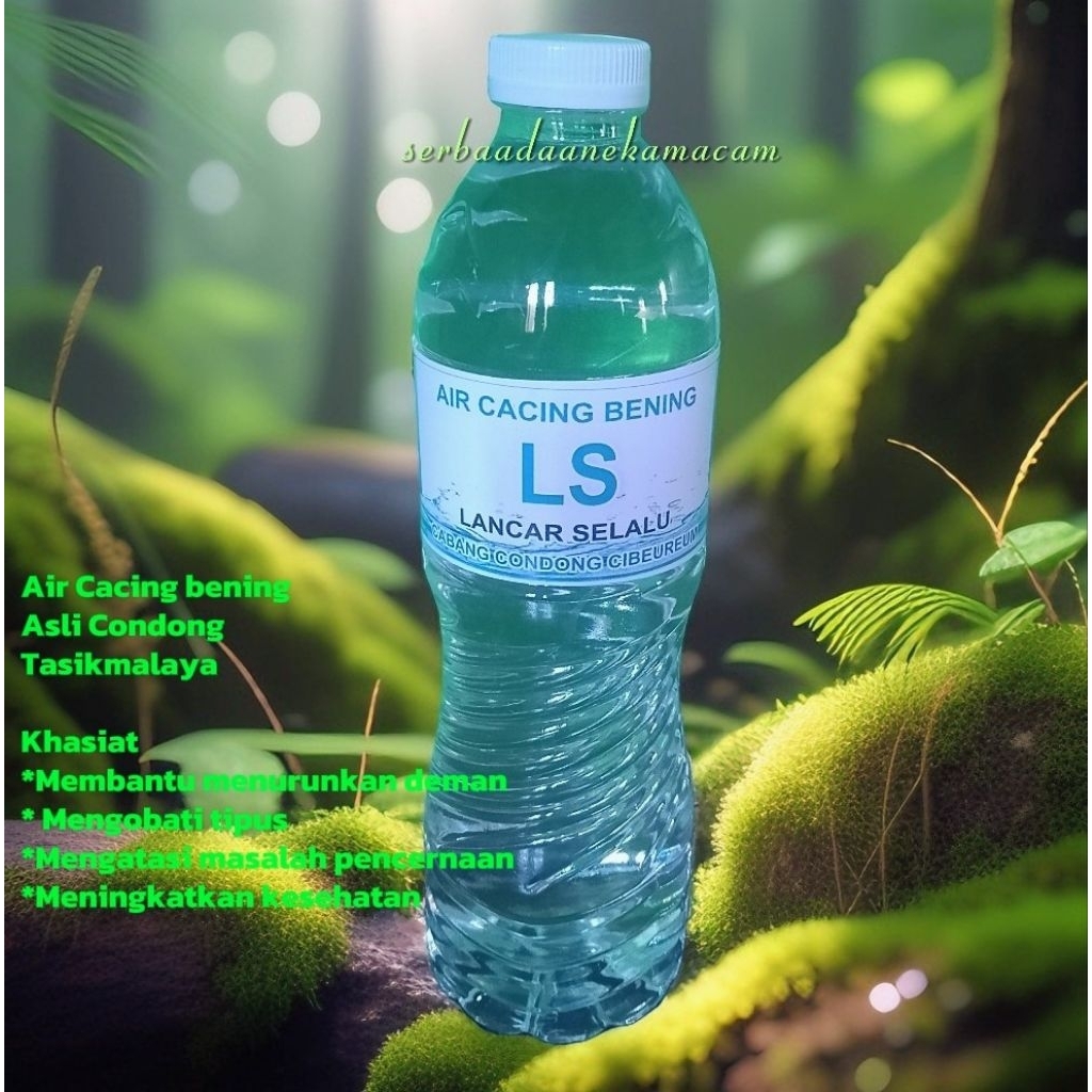 Air Cacing Bening 600 ML asli 100 % tidak amis mengobati Tipus demam diare dan lain lain