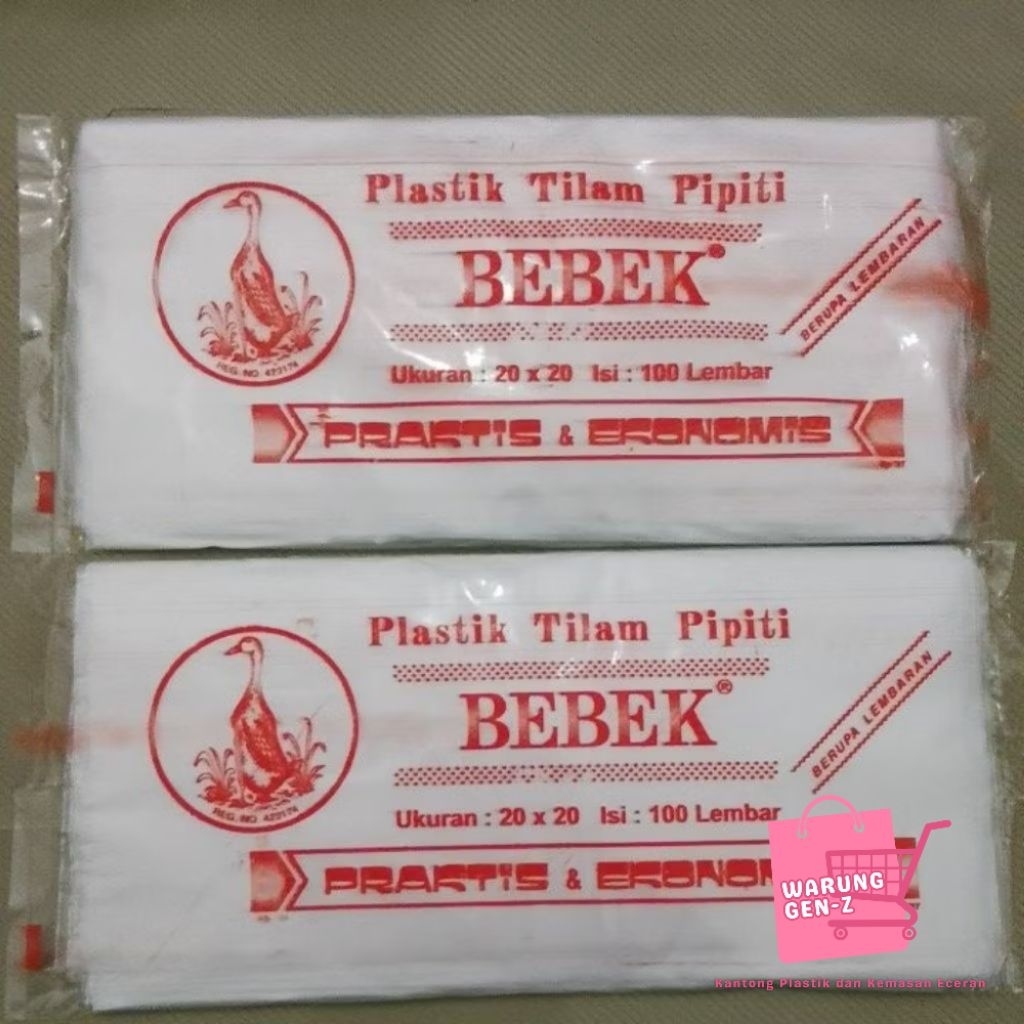 Plastik alas makanan box/sterofoam/pipiti ukuran 20x20