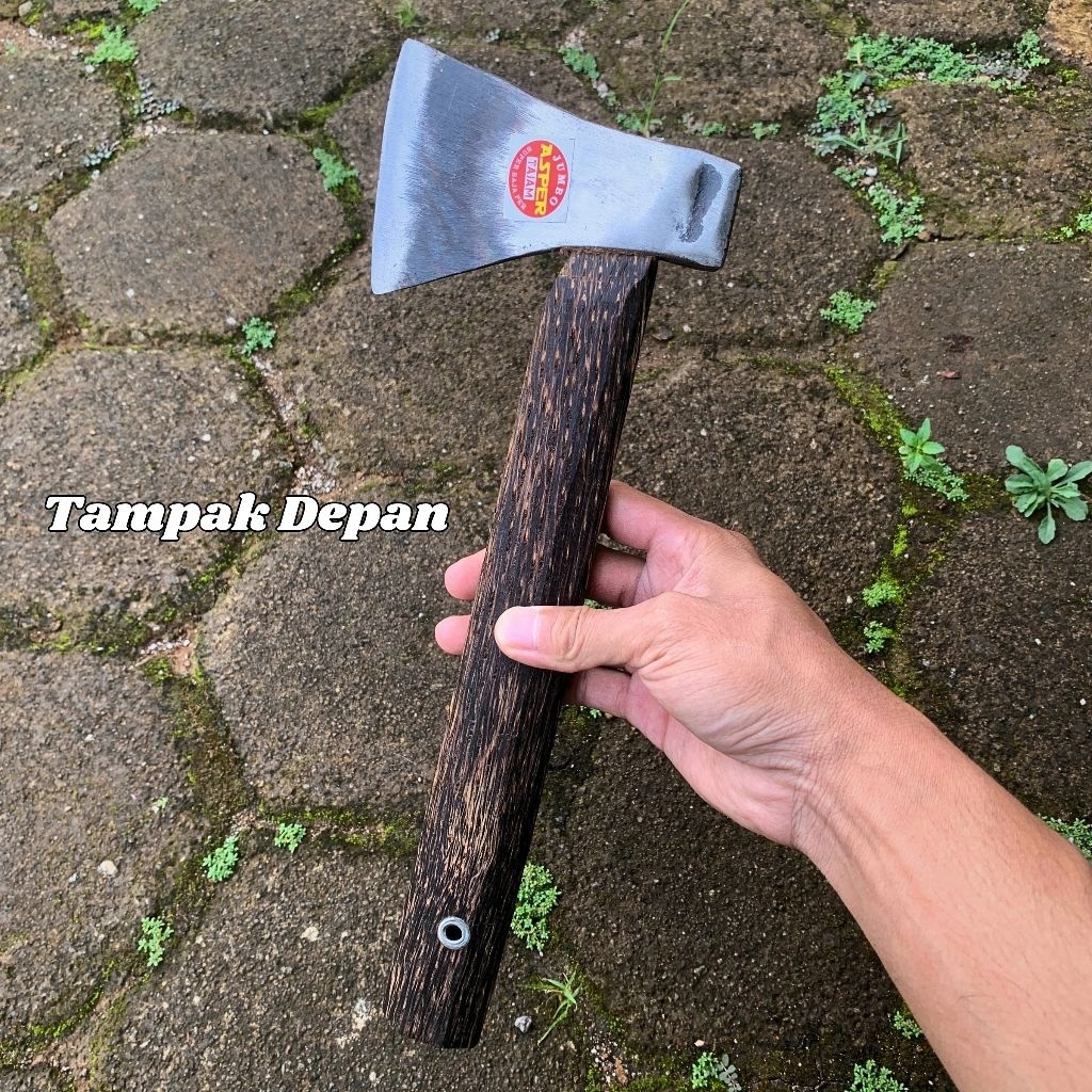 kapak Kampak premium super tajam dan kuat Kampak bangunan dll gagang kayu aren