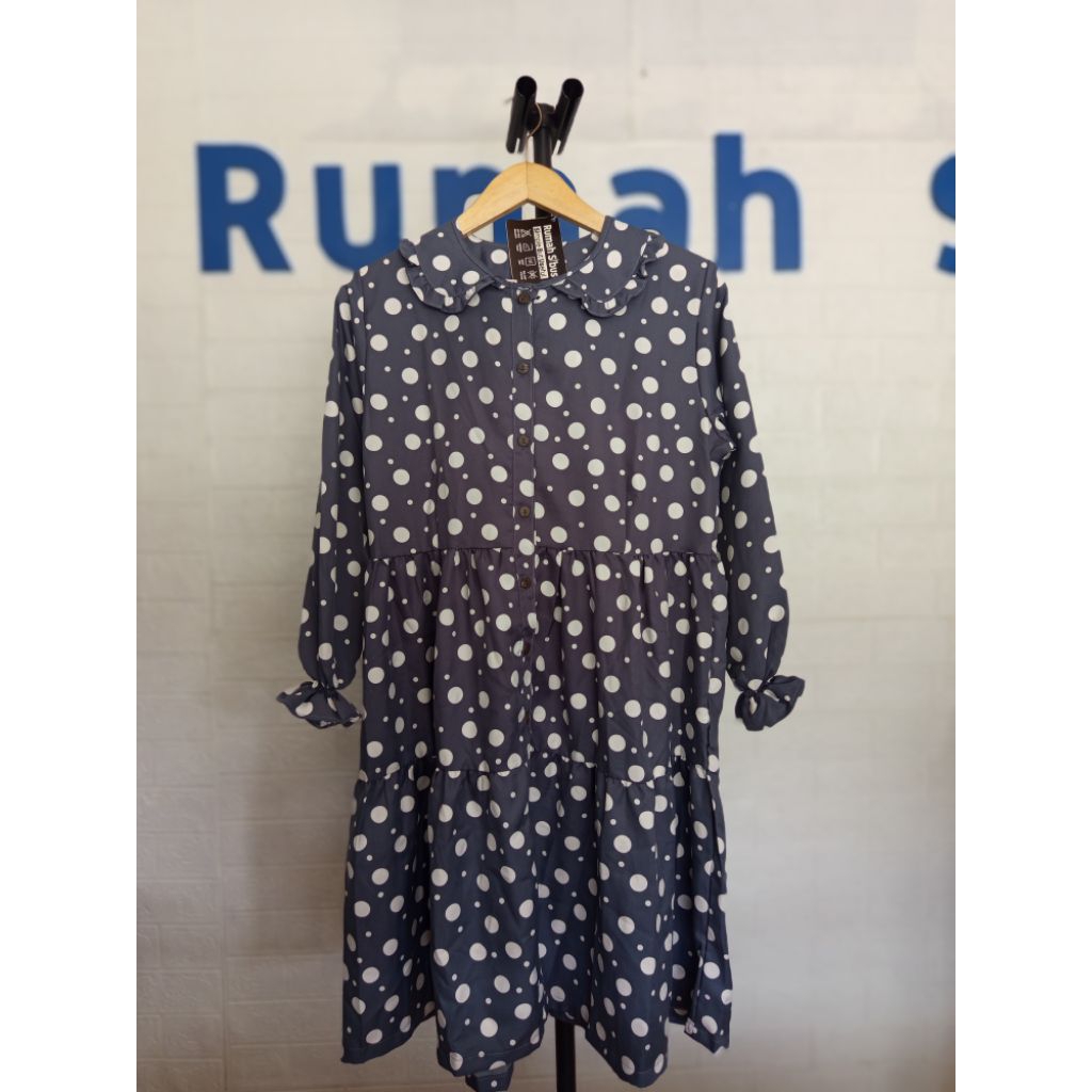 Tunik Wanita motif polkadot