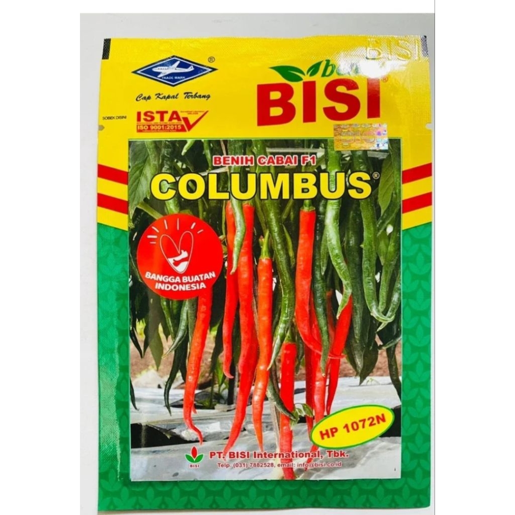 benih cabe besar colombus f1/10 gram