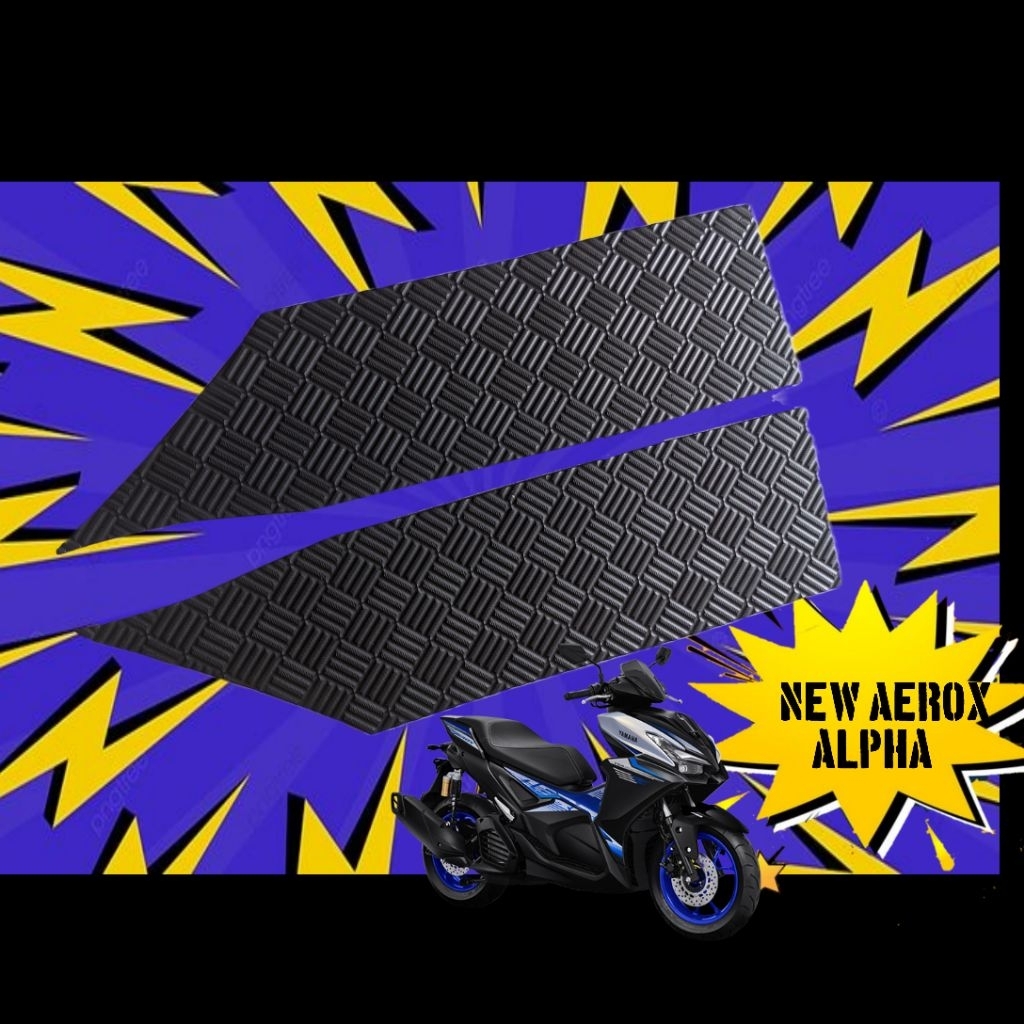 KARPET BORDES New AEROX ALPA 155 MOTIF WEBBING TEBAL 6mm