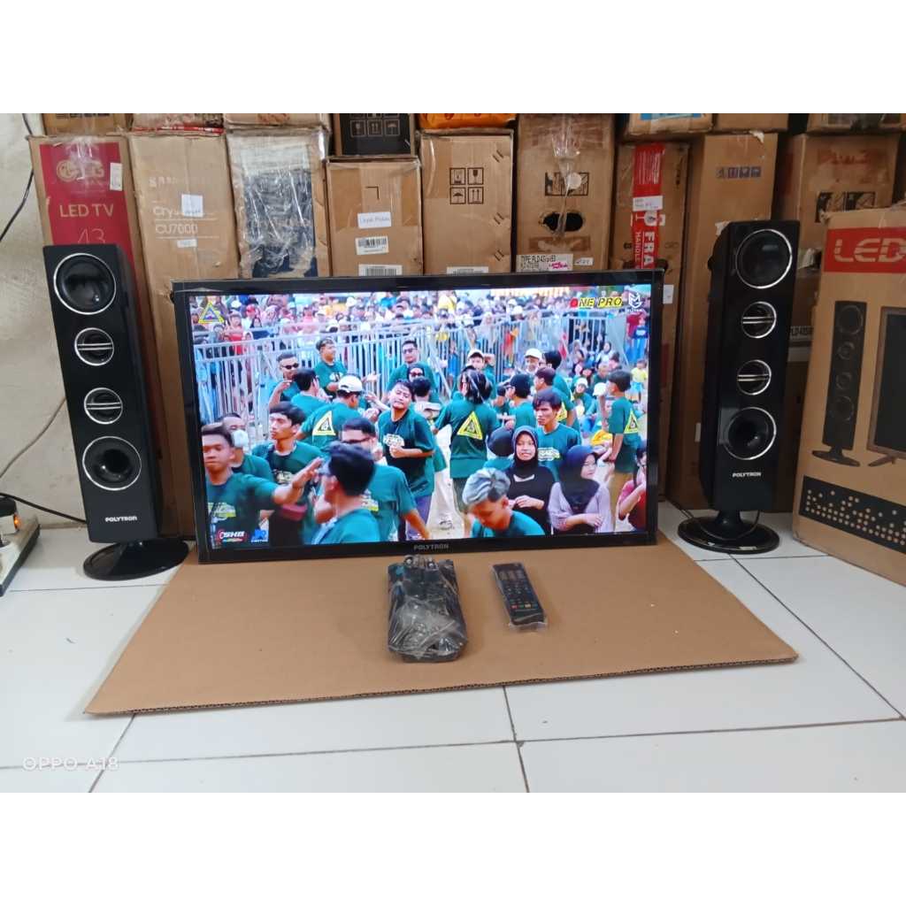 TV LED POLYTRON 32 INC ANALOG KONDISI BEKAS MASIH SEGEL SIAP PAKAI (7536)