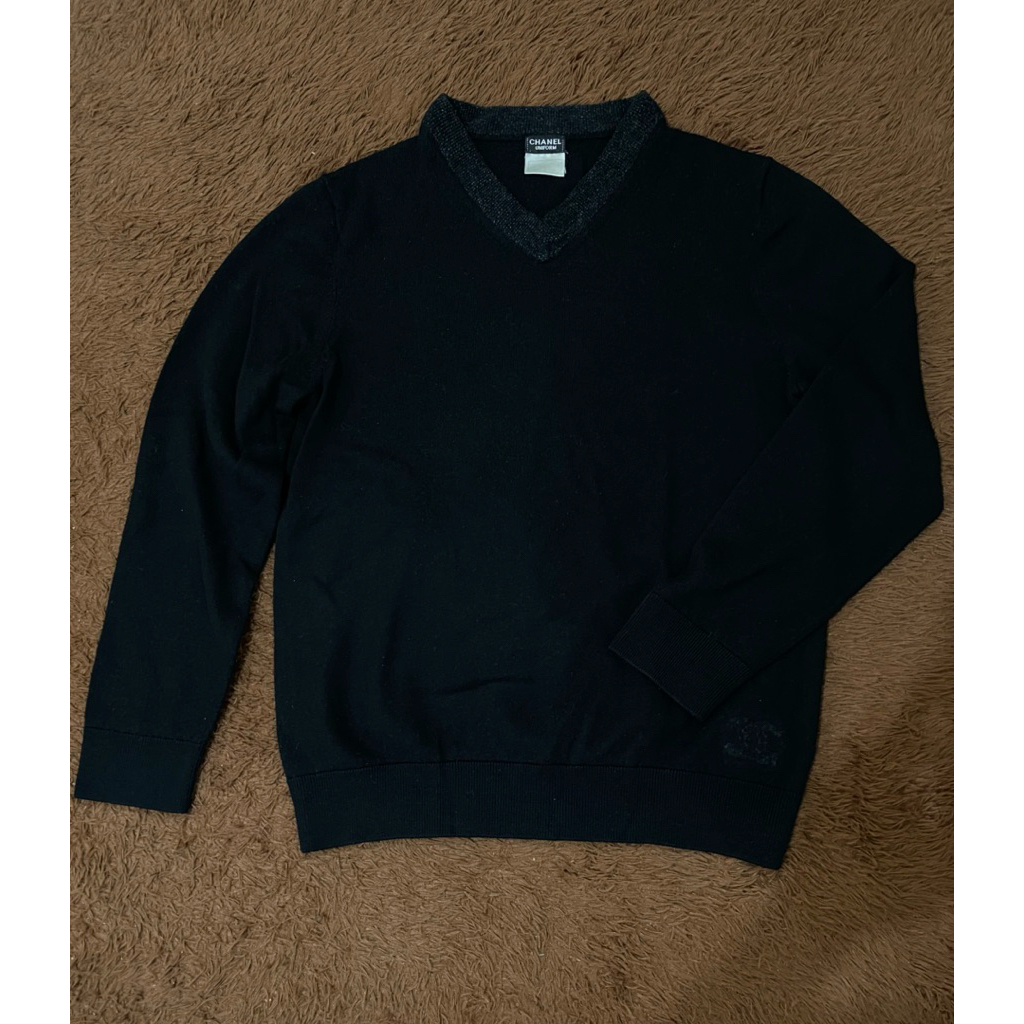 Sweater CHANEL pure LAine Wool 100% Original