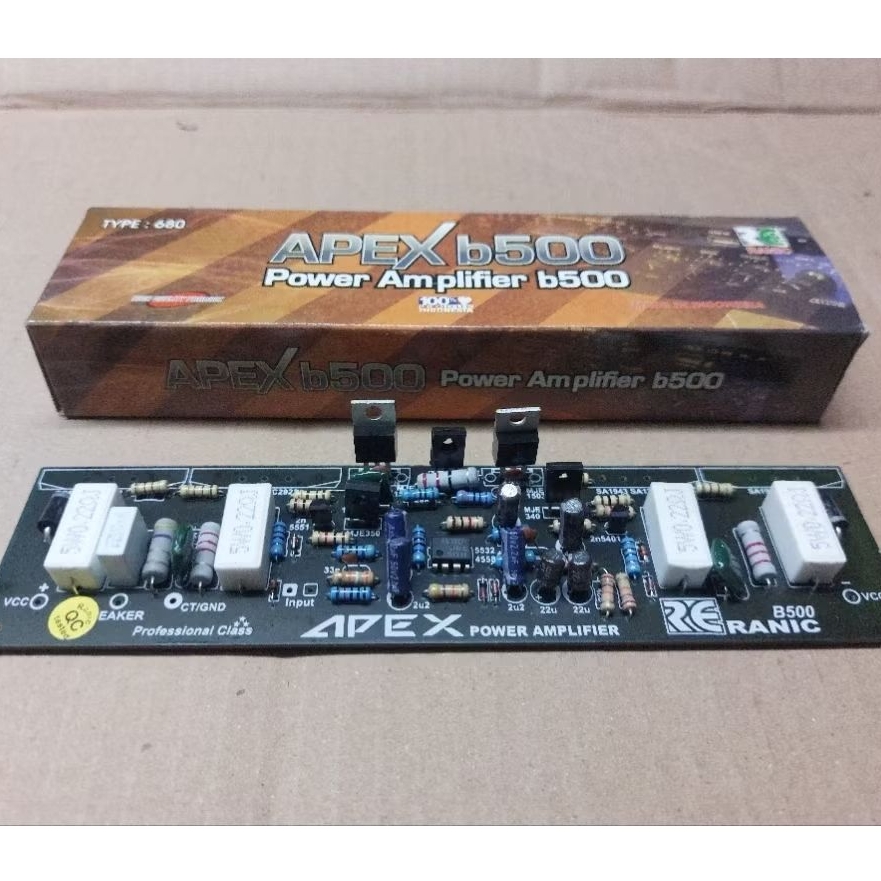 Kit Driver Power Amplifier Apex B500 Mono 4 Transistor