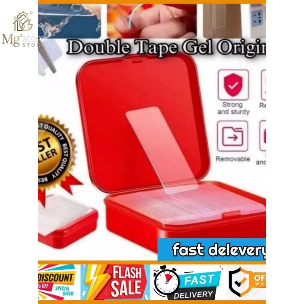 Double tape mini isi 60pcs 1 box double tape