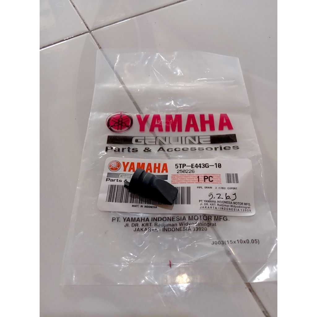 Pipe Drain/Selang Hawa Buntu Cover Filter Yamaha Aerox Nmax Mio J 5TP-E443G-10