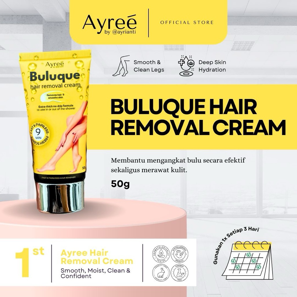 BULUQUE Hair Removal Cream Ayree by Ayrianti