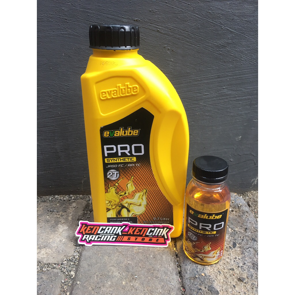 OLI SAMPING EVALUBE PRO 2TAK REPACK 100ML ORIGNAL 100% KC_KC RACING STORE