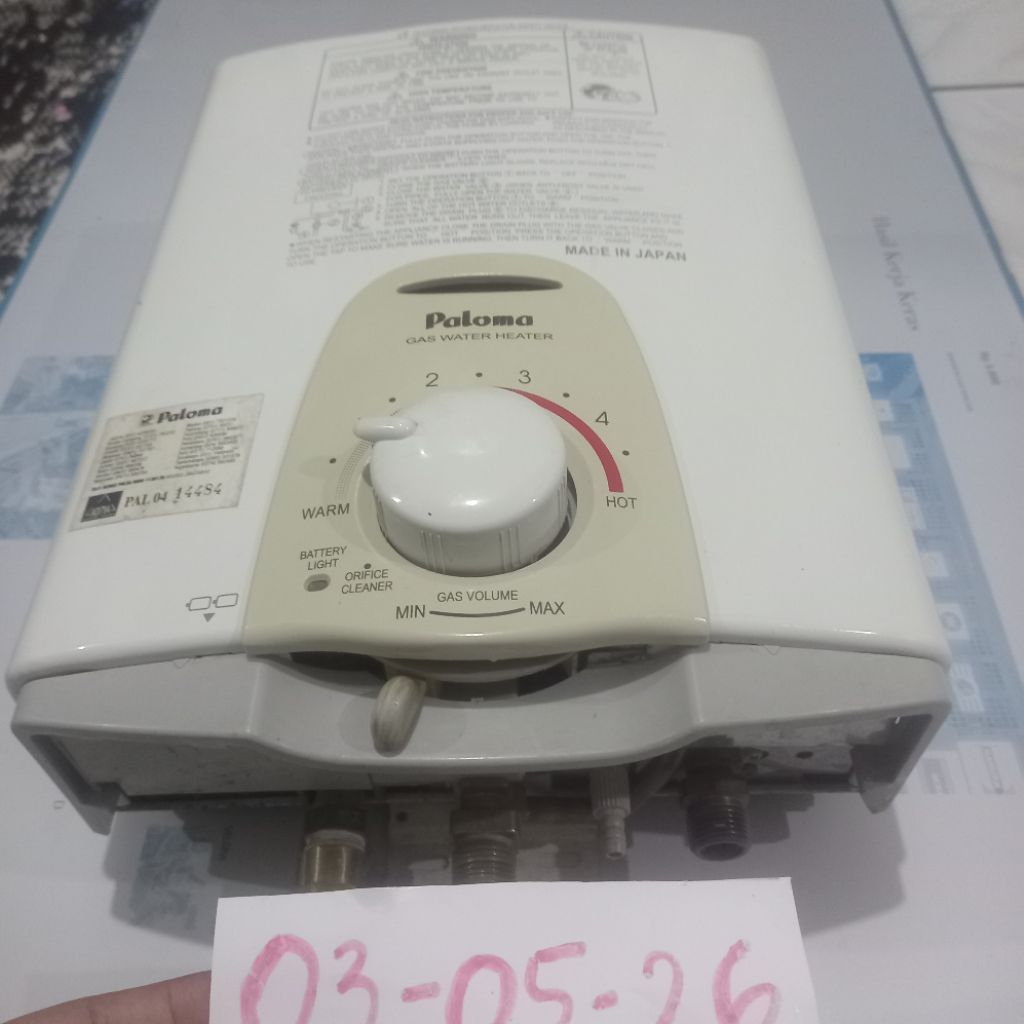 Water Heater Paloma Japan