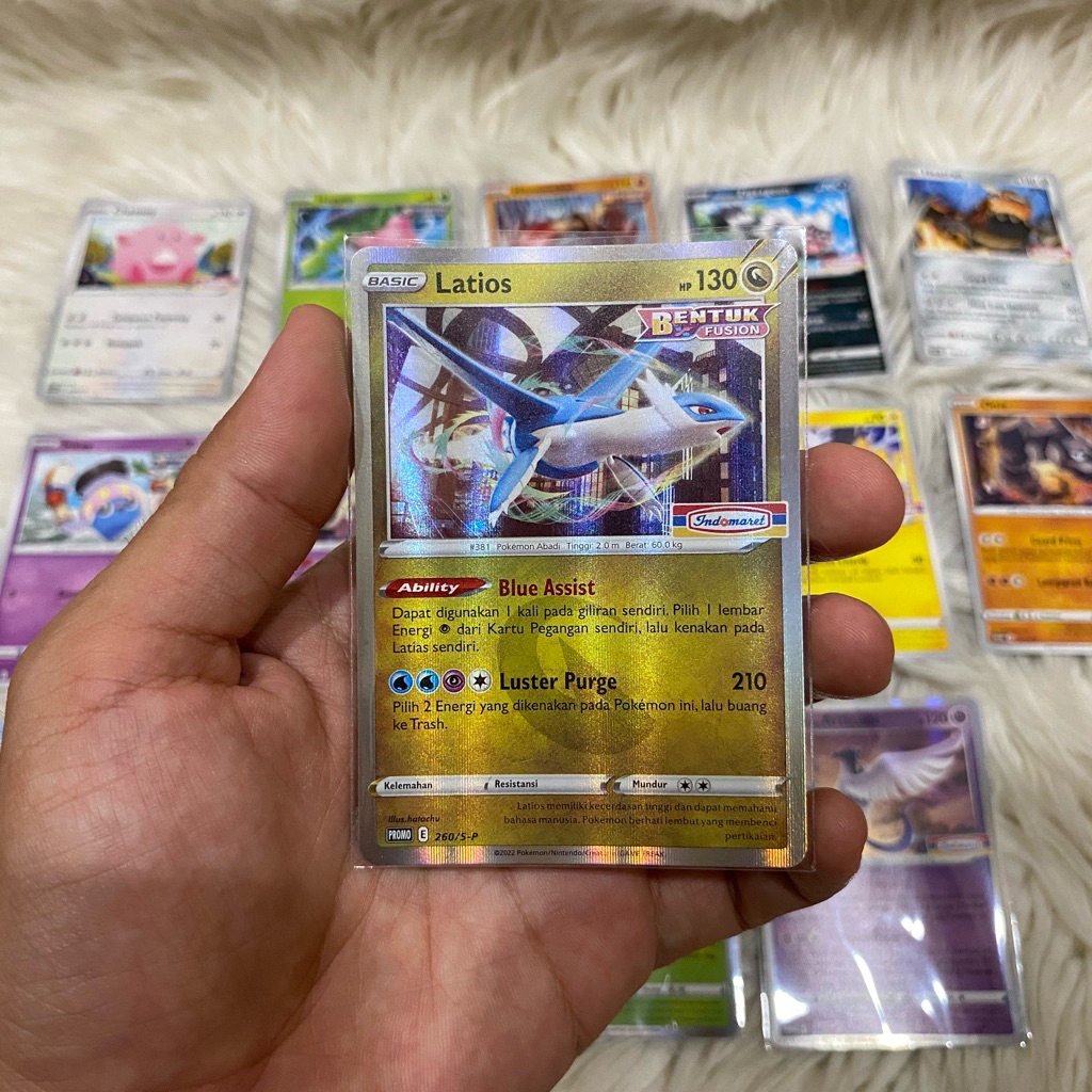 Pokemon TCG Indonesia - LATIOS Holo Indomaret Promo Card kartu Pokemon Indonesia