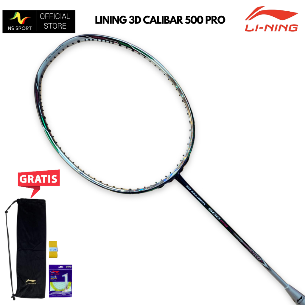 Raket Badminton Lining 3D Calibar 500 PRO