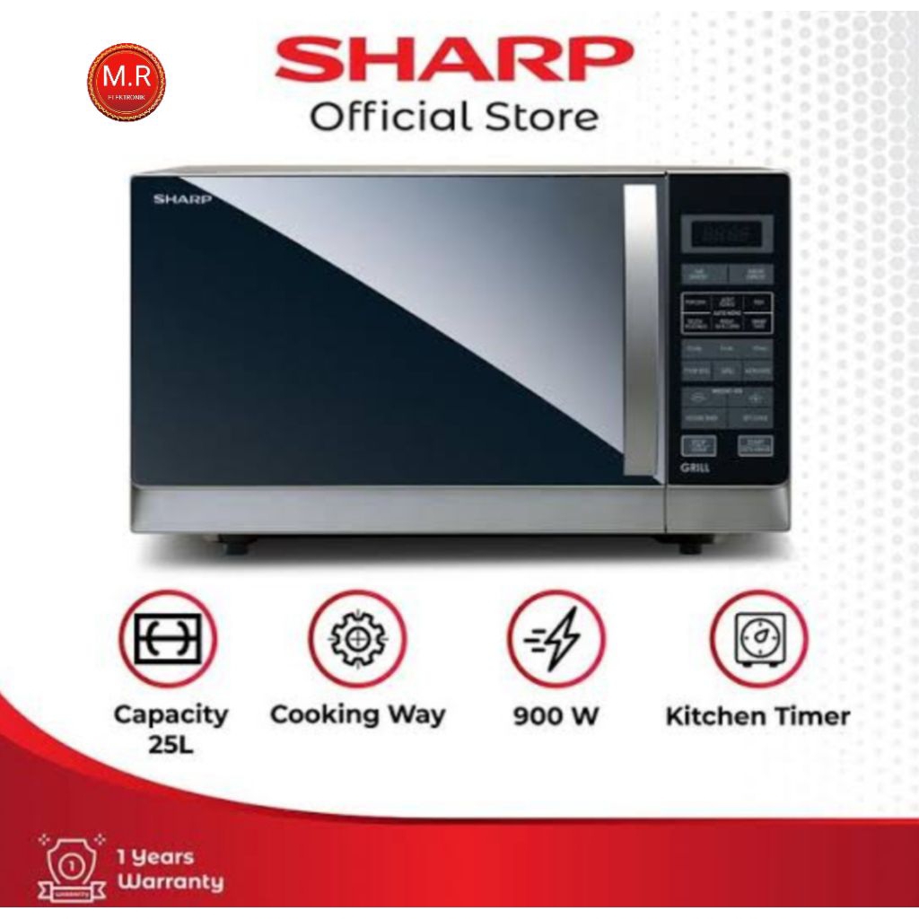 MICROWAVE SHARP 25 LITER R-728(S)-IN