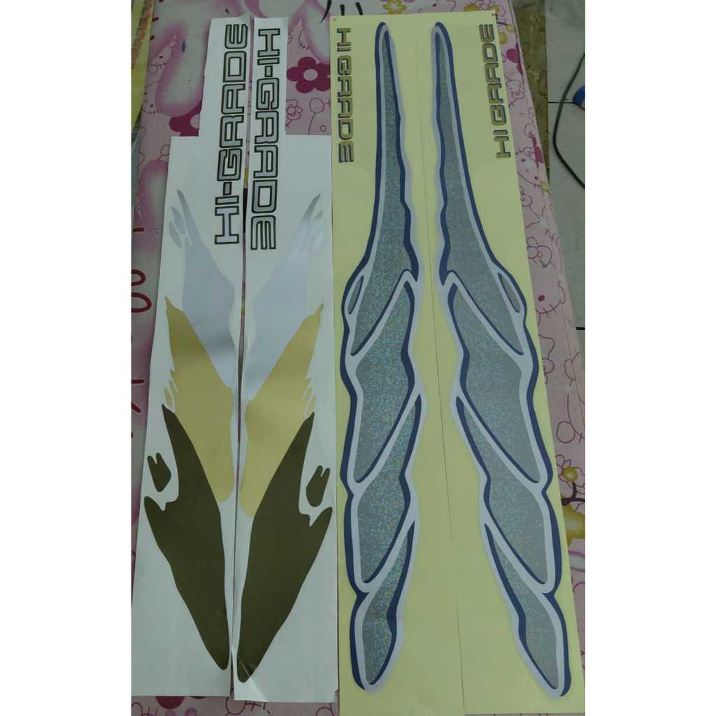 stiker hi grade isuzu panther minibus / stiker panther hi grade lama / stiker hi grade baru / stiker