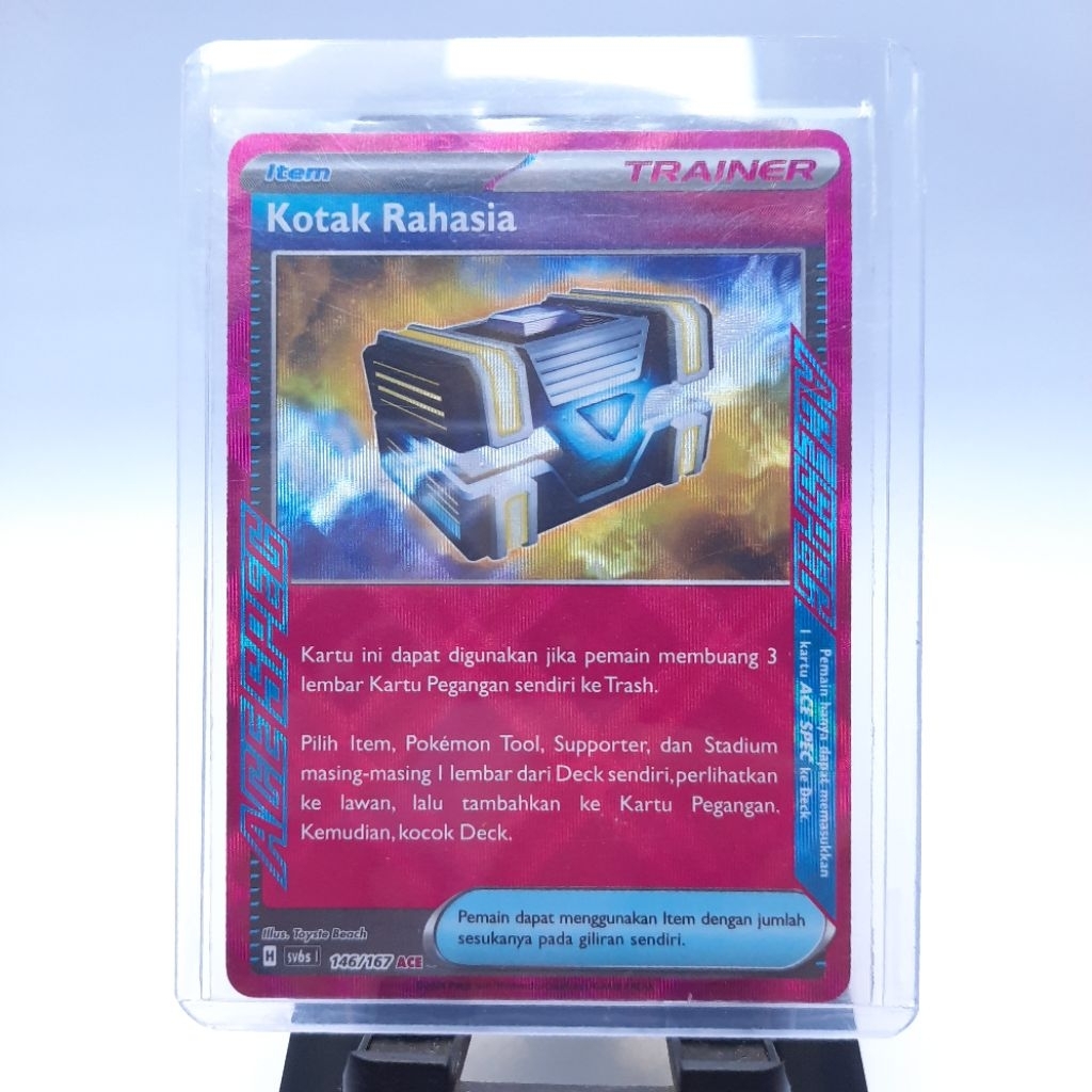 Kartu Pokemon Indò KOTAK RAHASIA SV6S 146/167 ACE