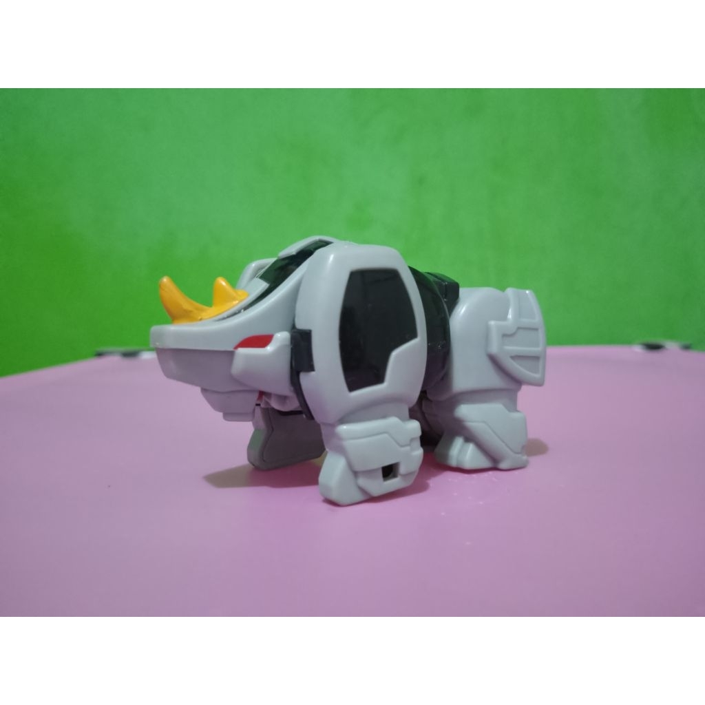 Figure ANIMAL ROBOT MEGAZORD - RHINOX - Part Zord Hokben Murah Retro Vintage Rare Koleksi Mainan Ana