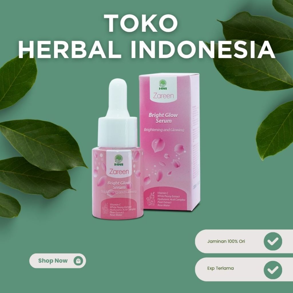 ZAREEN BRIGHT GLOW SERUM / SERUM HNI HPAI TERBARU