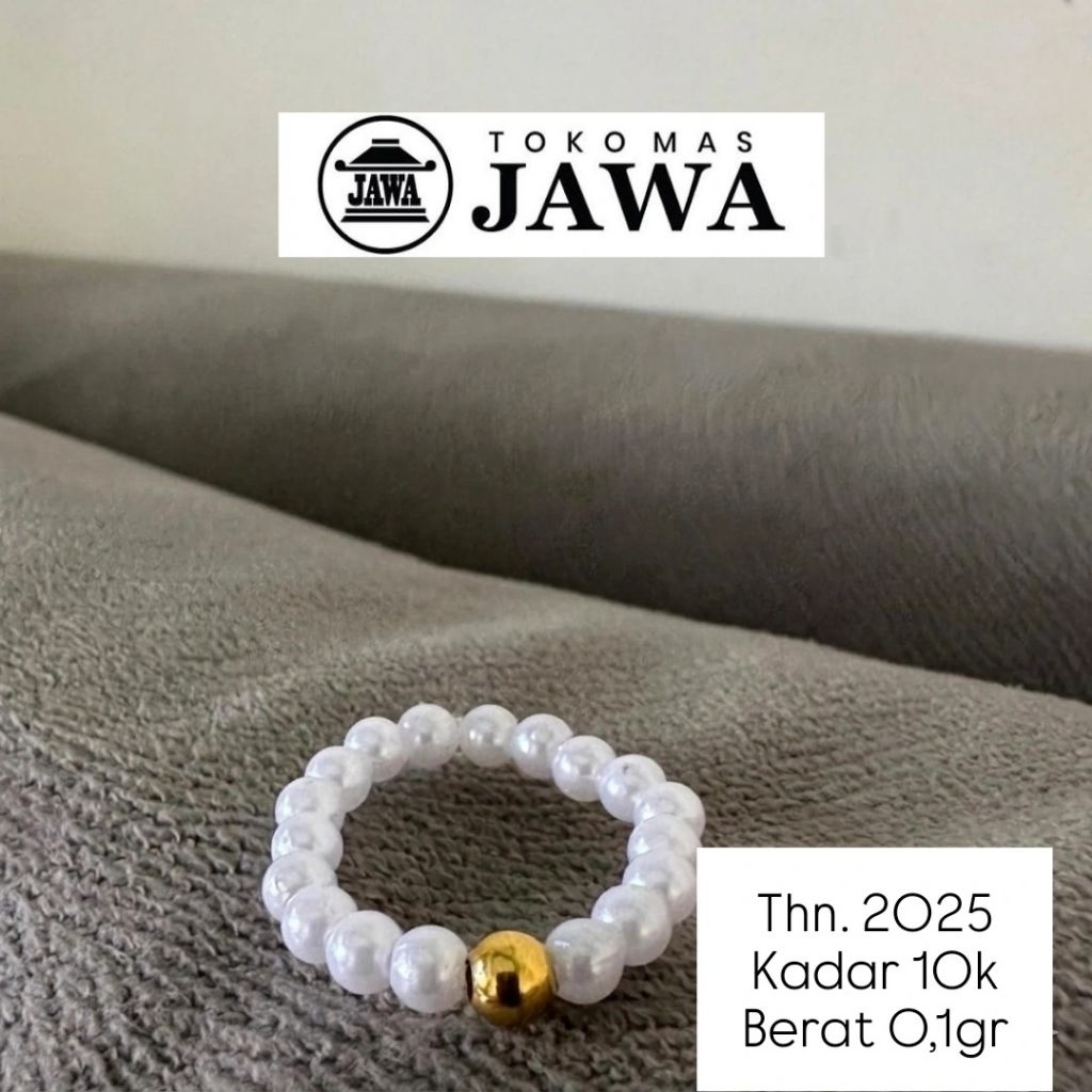 Cincin Mutiara Kombinasi Asli by TOKO MAS JAWA