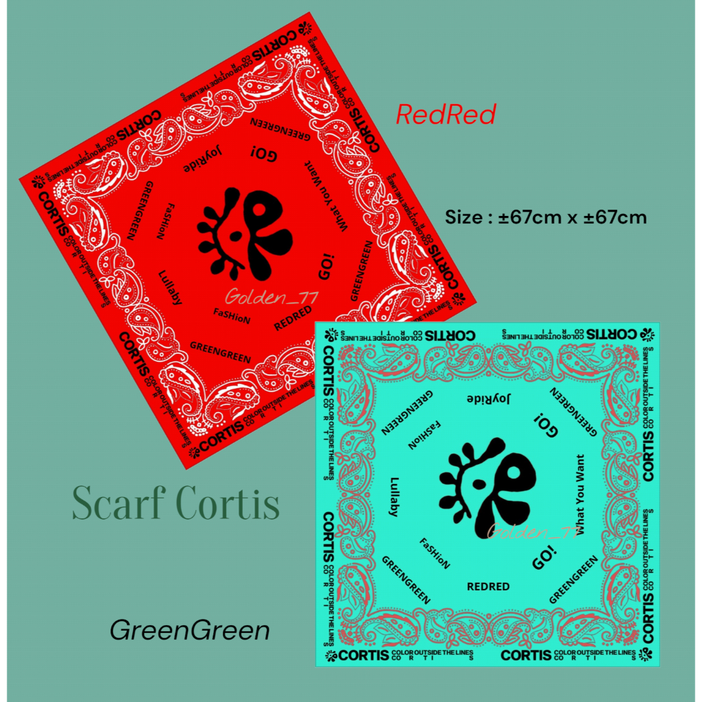 Scarf cortis / Bandana cortis / syal cortis