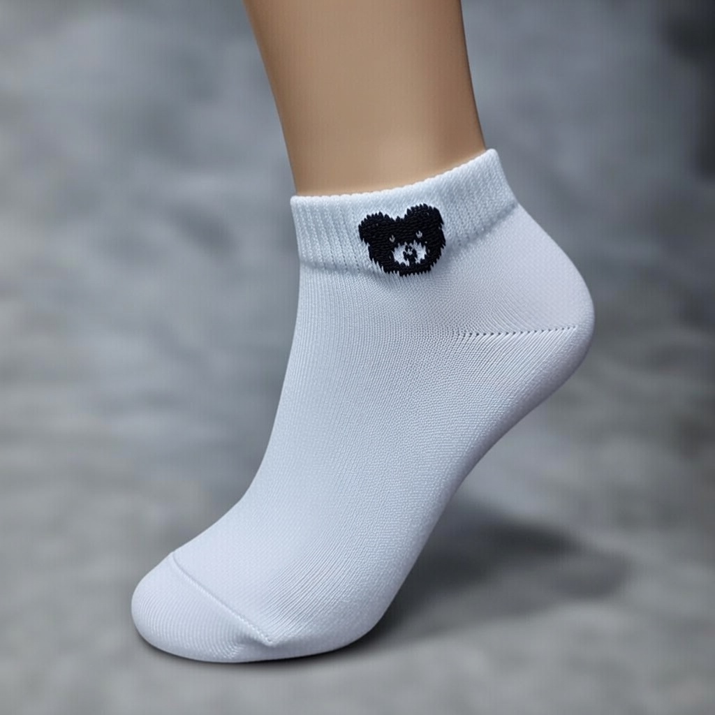Tigashop kaos kaki korean style matakaki Beruang bahan lembut tebal 1 pasang