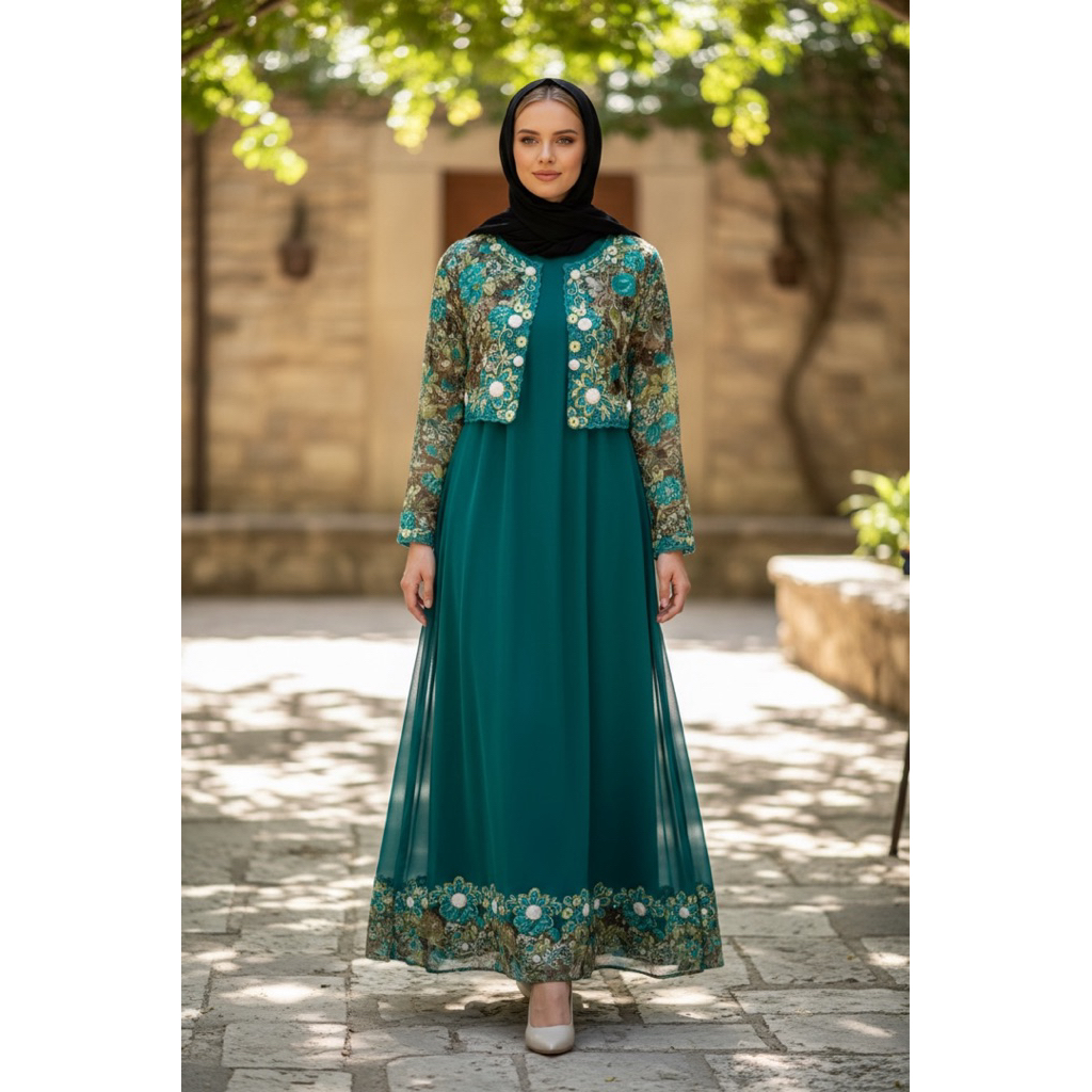 dress sifon / gamis sifon