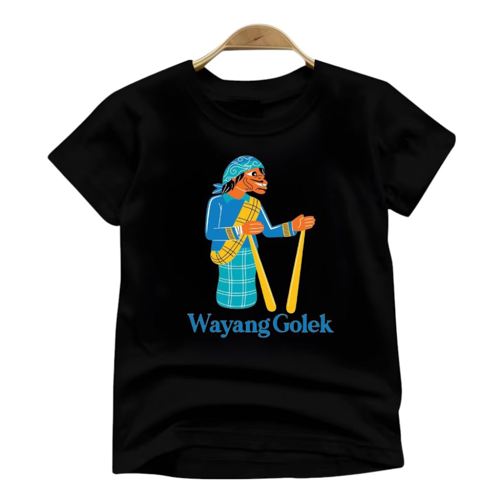 kaos anak cepot wayang golek tradisional