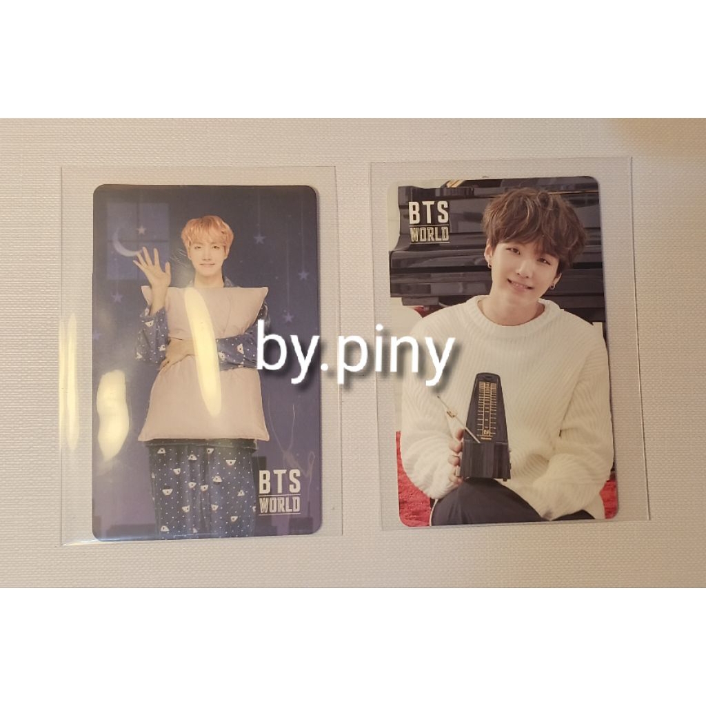 BTS SOPE Photocard BTS WORLD Suga J-Hope Bundle