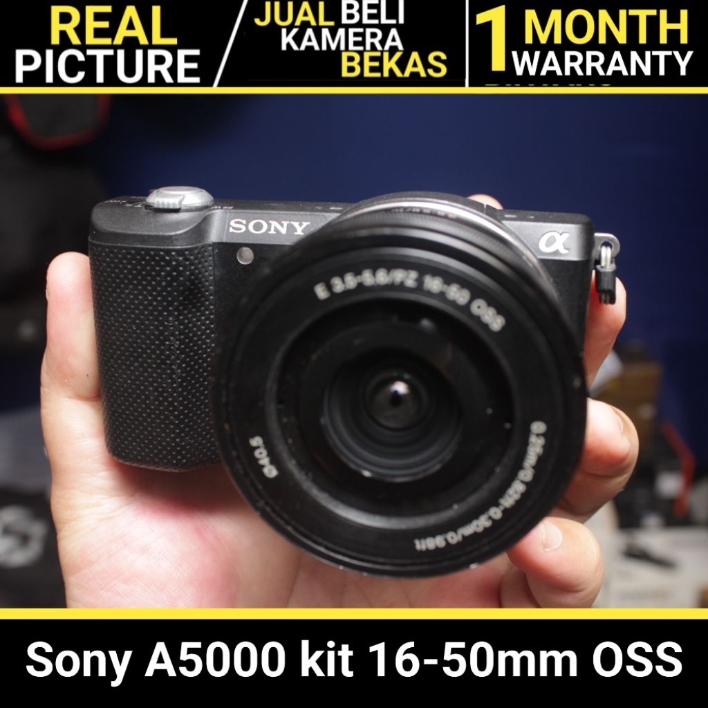 Sony a5000 kit 16-50mm OSS Black BEKAS