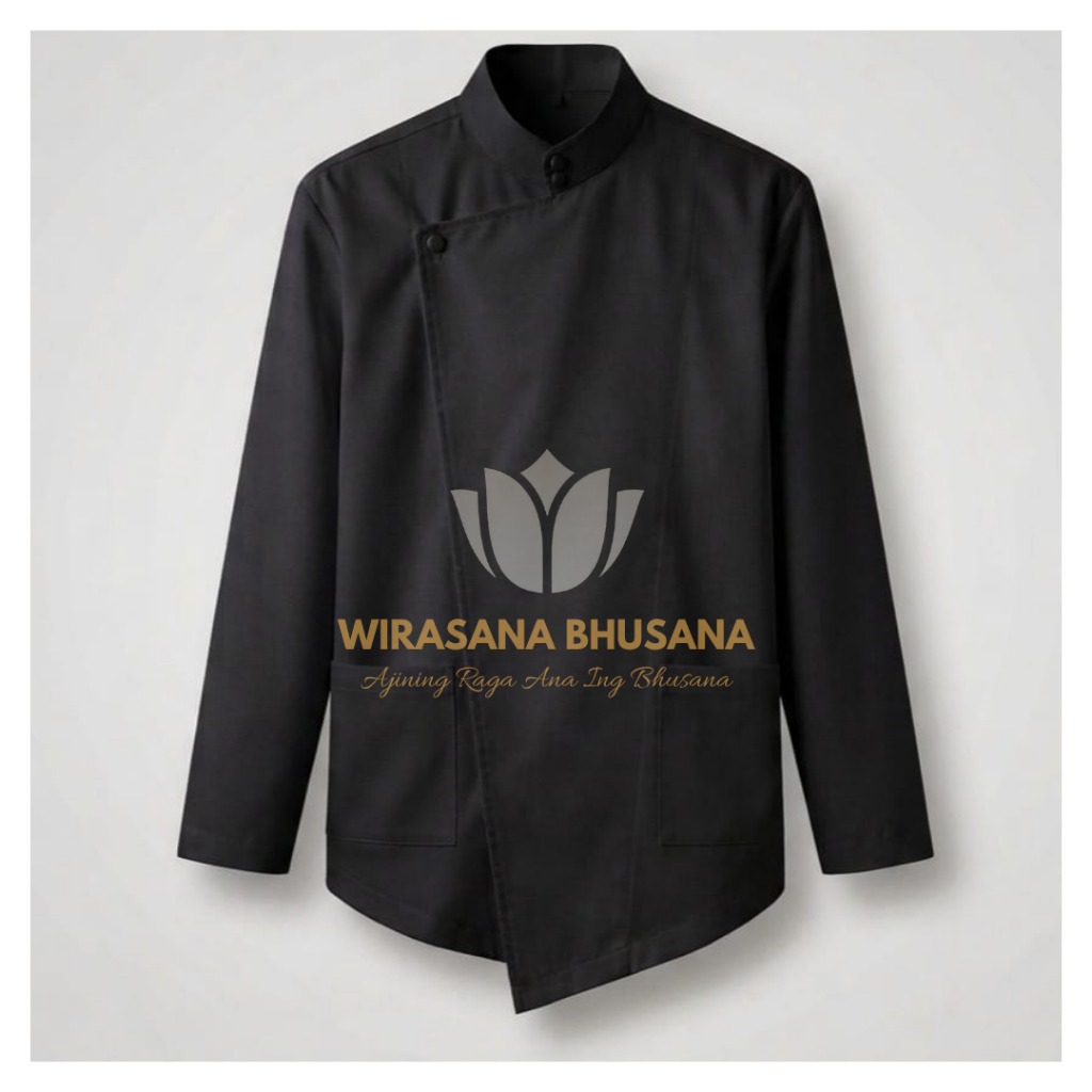 Baju Surjan Polos (HITAM PUTIH NAVY MAROON HIJAU)