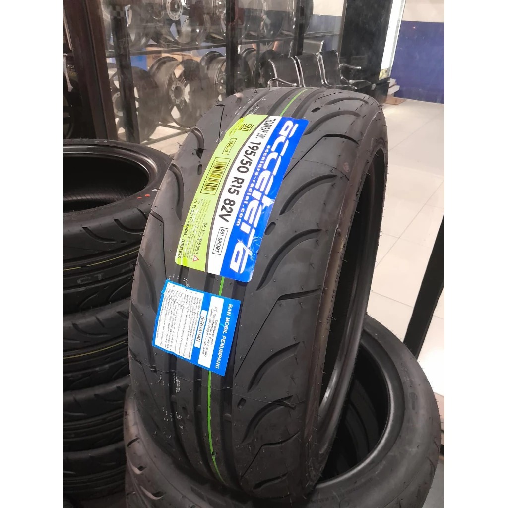 Ban mobil tubles ukuran 195/50 R15 ACCELERA 651 SPORT TW 200 Ban mobil sport ring 15