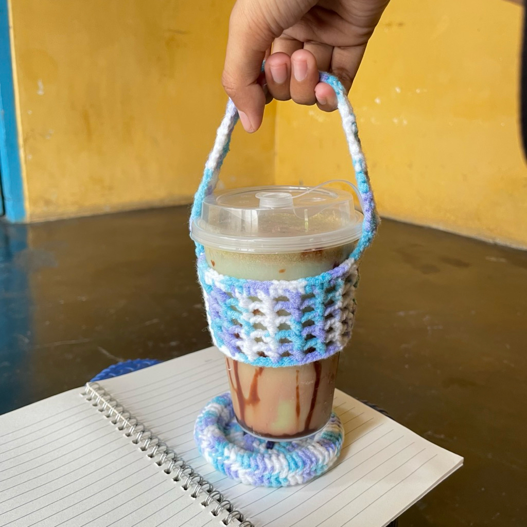 Coffee Cup Holder Crochet | Request | Custom by Youniks