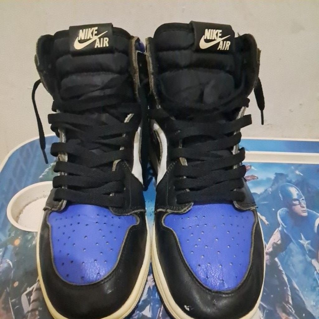 Nike Air Jordan Biru Putih Merah Original Size 44 Like New