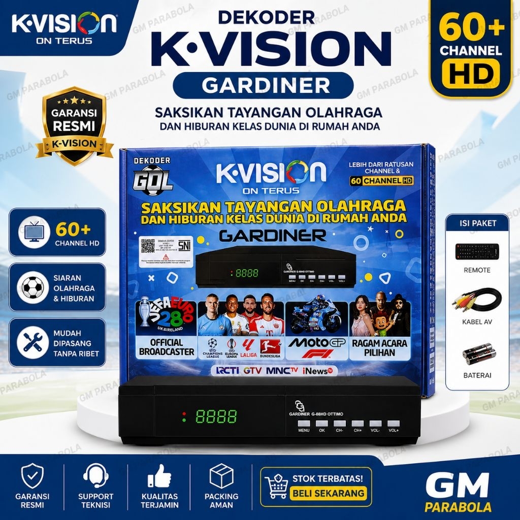 RECEIVER GOL GARDINER OTTIMO STB PARABOLA PRABOLA MAKASSAR BISA PAKET EMNC RCTI INDOSIAR DAN SCTV